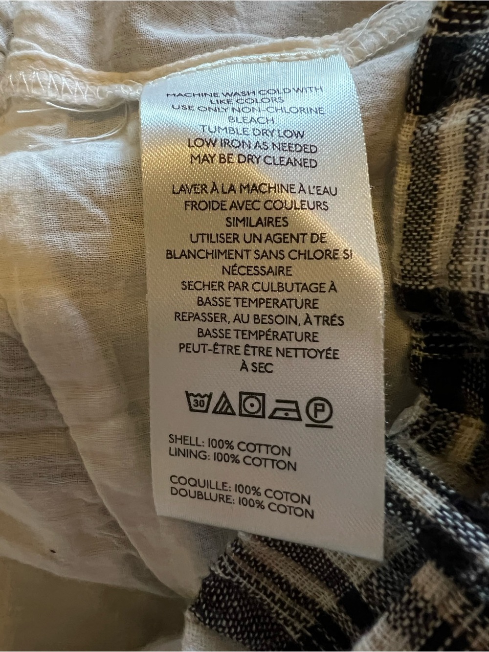 NWT Free People Free Est After You Black & White Plaid Top and Skirt Set Size L - Picture 11 of 12